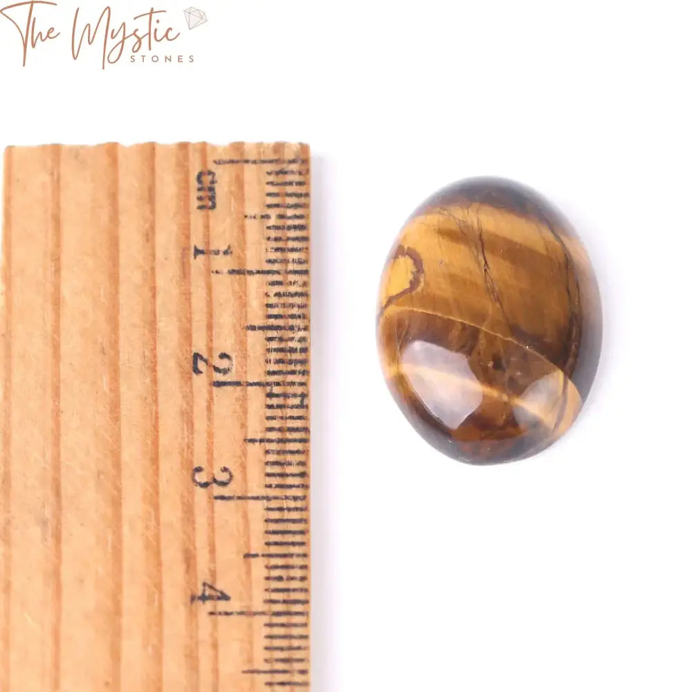 Yellow Tiger Eye Cabochon Bead