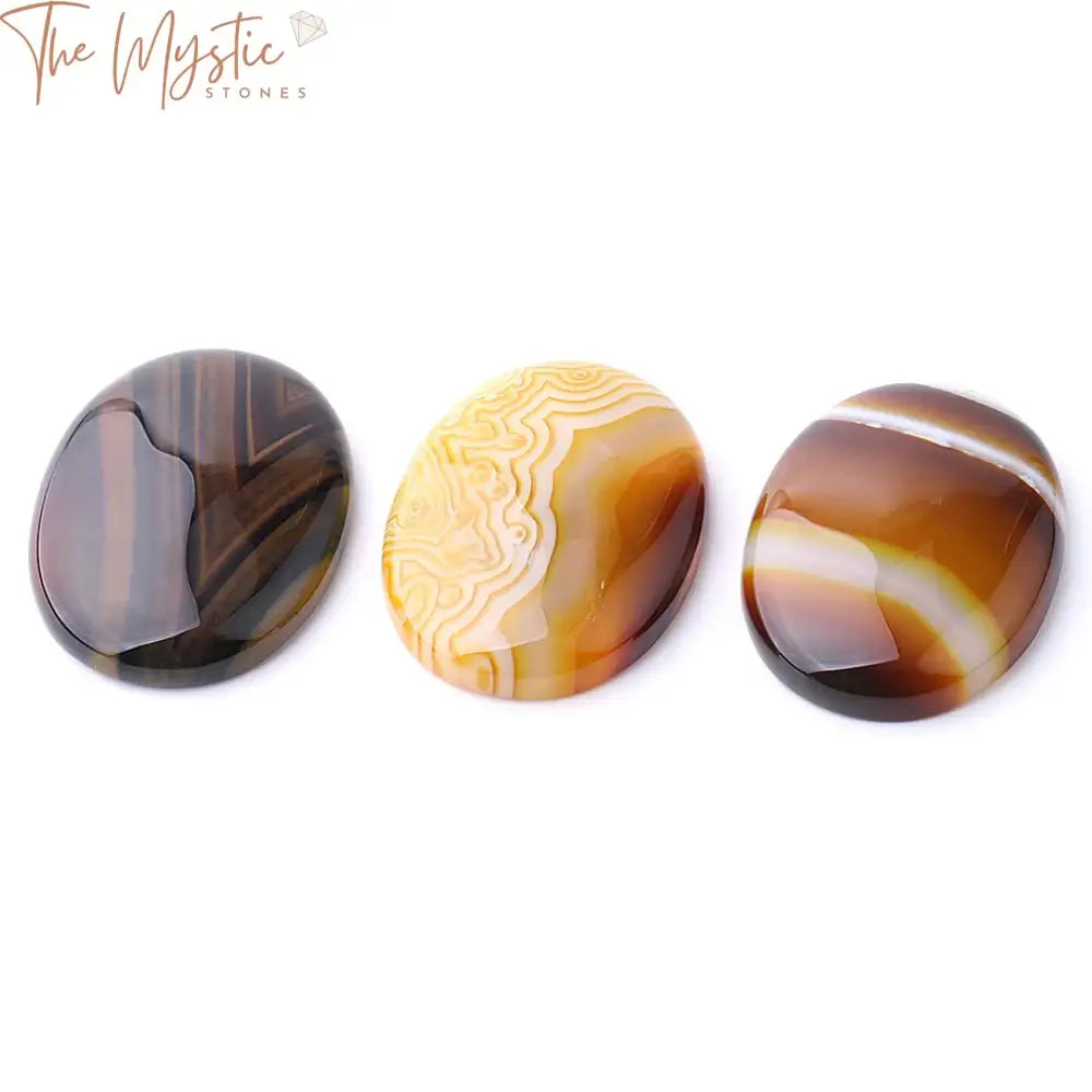 Yellow Vein Agate Cabochon Beads 22X30Mm & 30X40Mm