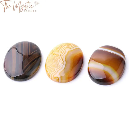 Yellow Vein Agate Cabochon Beads 22X30Mm & 30X40Mm