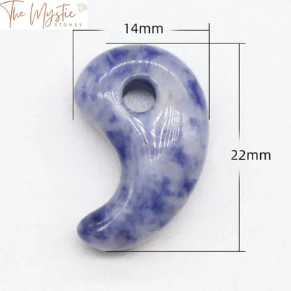 Yin Yang Magatama Stone Pendant